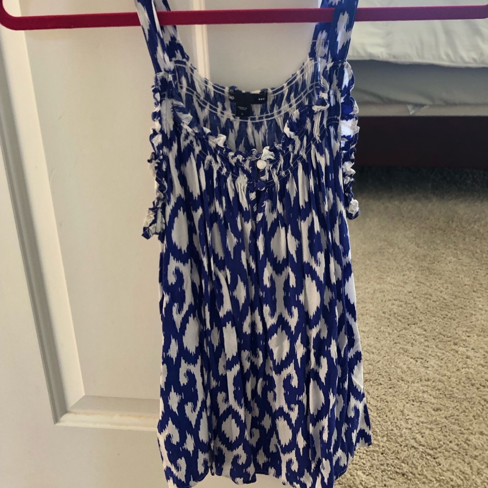 GAP Tank Top (Size: Small), Color: Blue & White